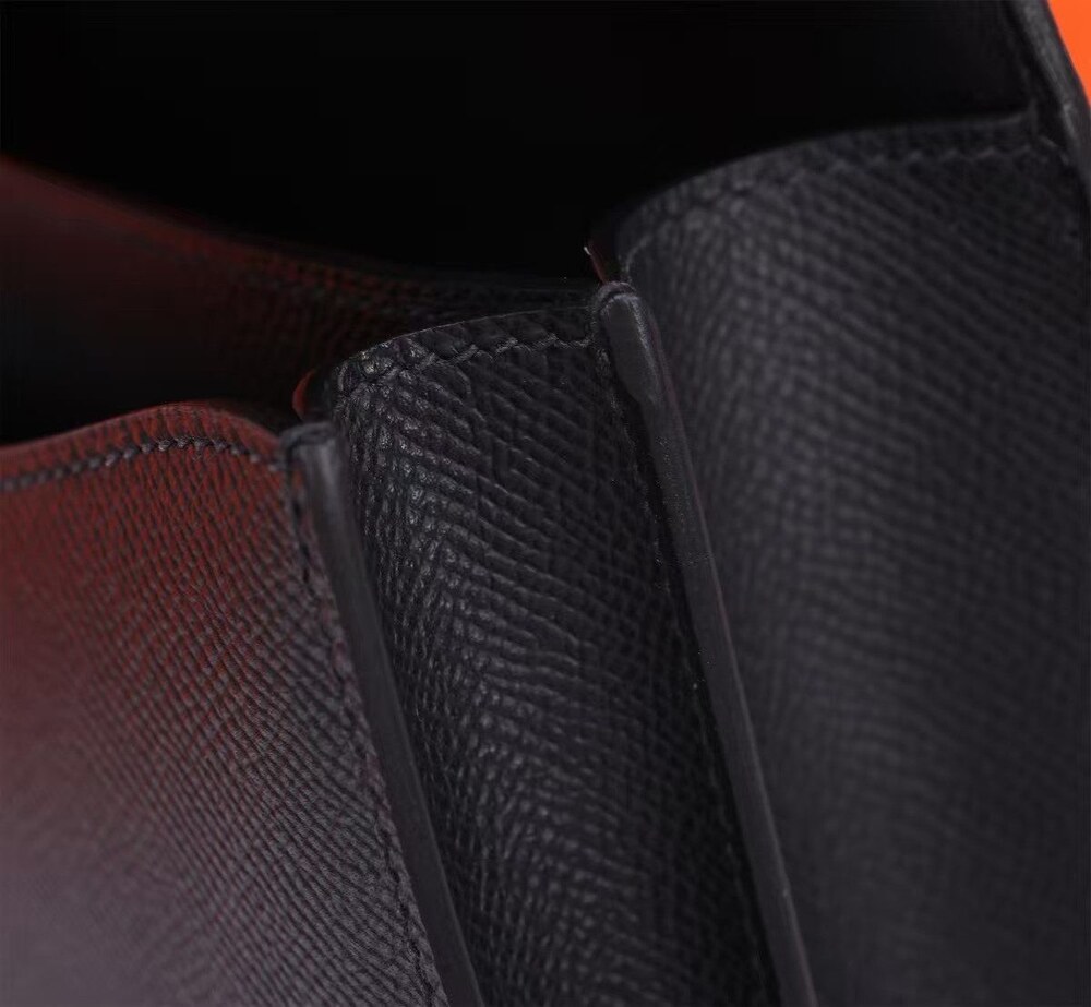 Hermes Palladium Hardware Constance Crossbody in Black Grained Epsom Leather - Picture 6 of 6